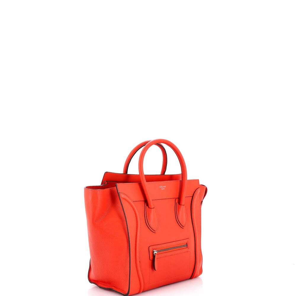 Celine Luggage Bag Grainy Leather Mini #239351C11B - Picture 2 of 8